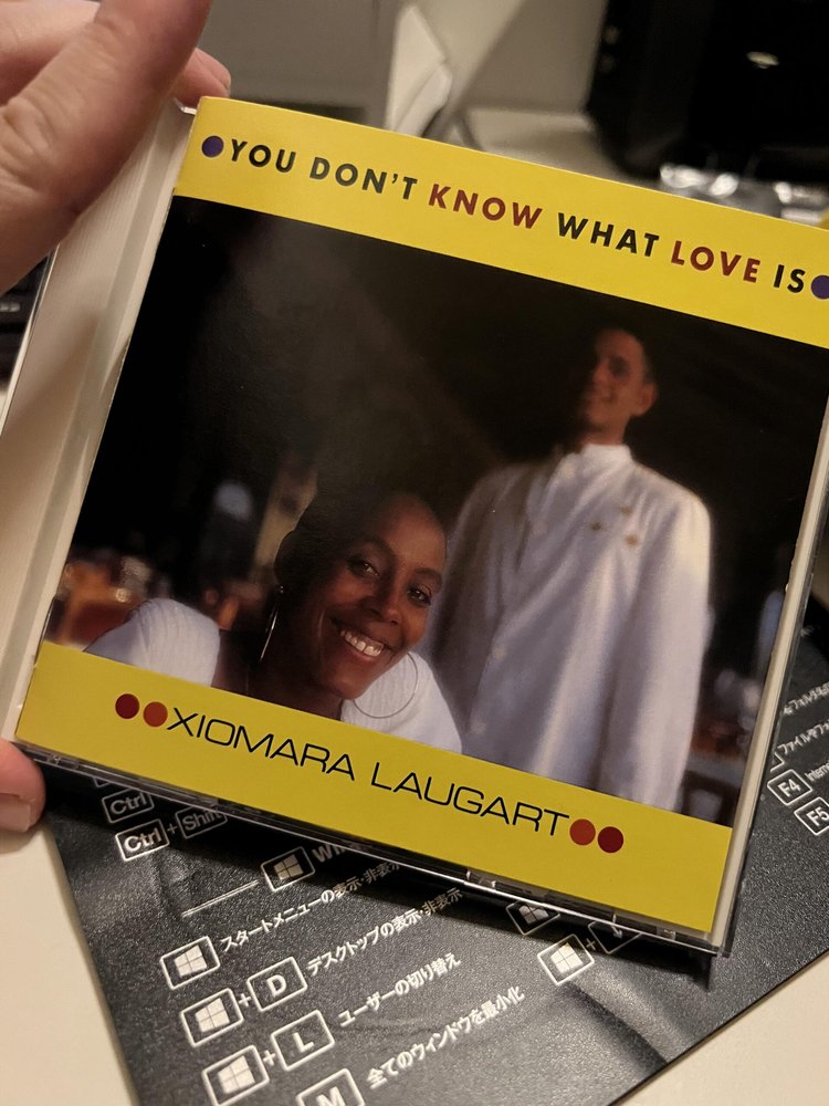 The front cover of the CD “You Don’t Know What Love Is” by Xiomara Laugart.